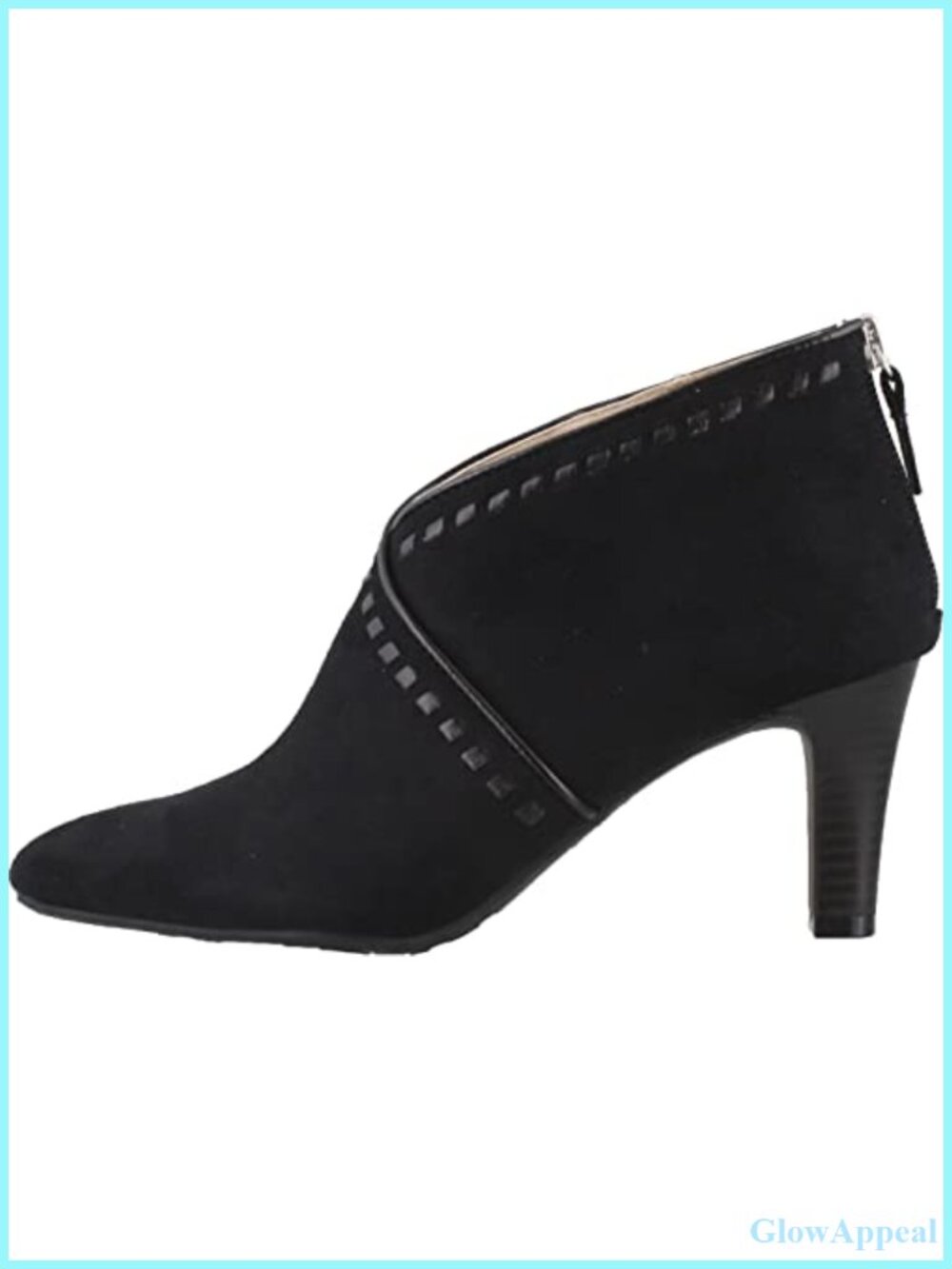 Womens Booties Ankle Heel 2.75 Inch Synthetic Sole
